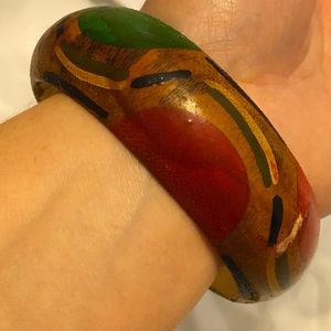 ✨Handmade Art Deco Bangle Bracelet✨